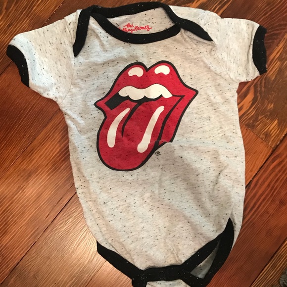 rolling stones baby onesie